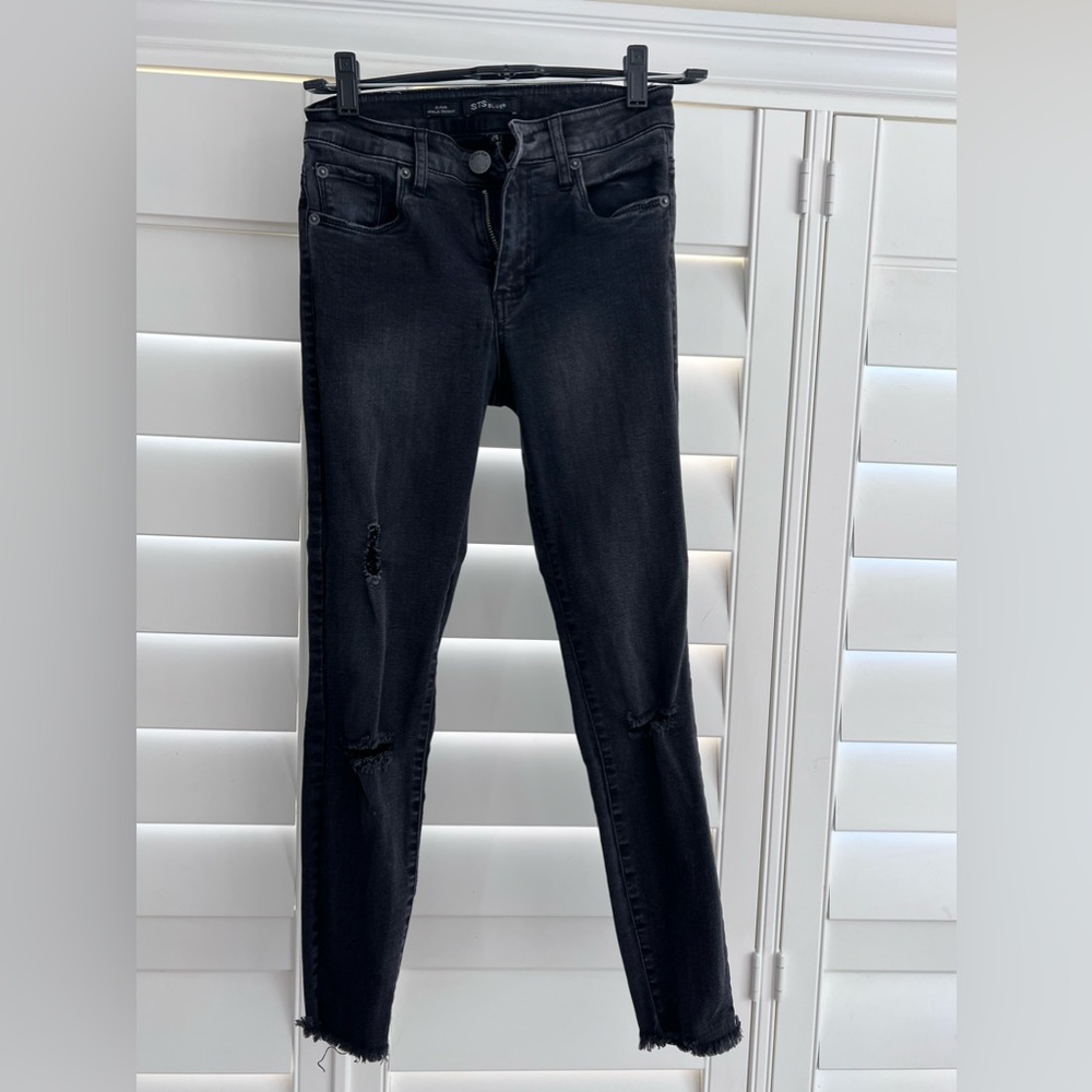 STS blue black skinny jeans